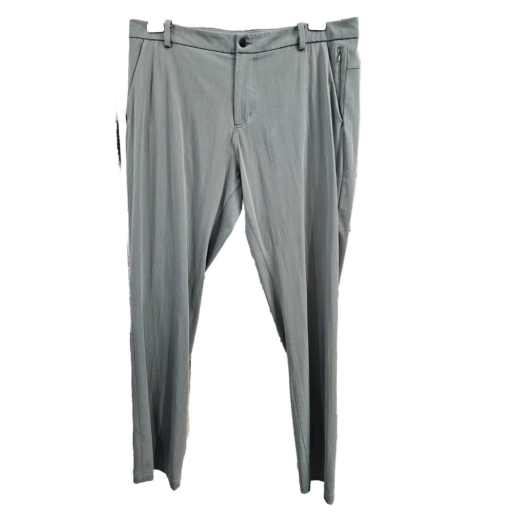 Lululemon 40 Tapered‎ Performance Chino Khaki Slacks Trouser Stretch EUC